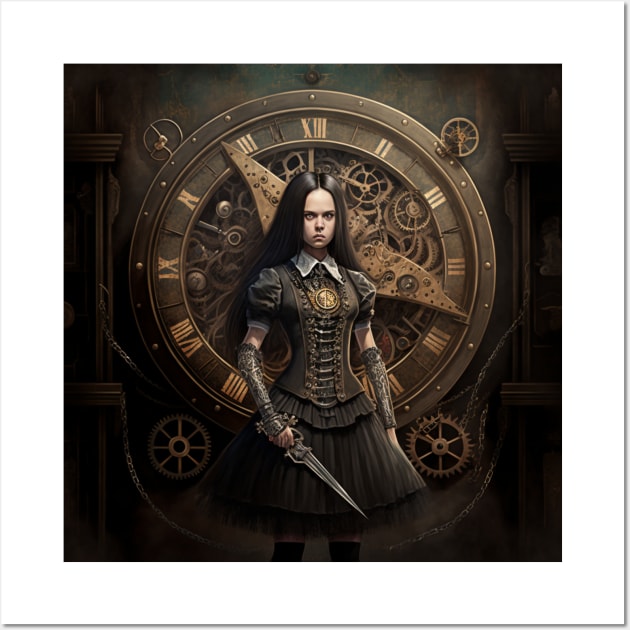 wednesday addams Wall Art by FA_Store